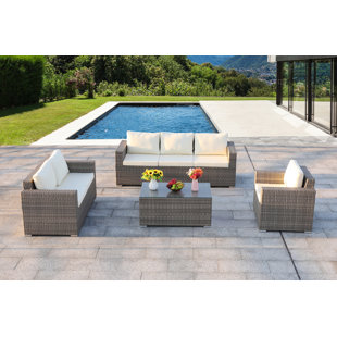 AINE HOME 6 - Person Outdoor Seating Group with Cushions