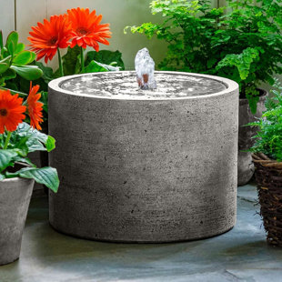 AUGUST GROVE® Evita Hand Crafted Weather Resistant Floor Fountain