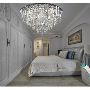 HOUSE OF HAMPTON® Flois Crystal Dimmable LED Empire Chandelier