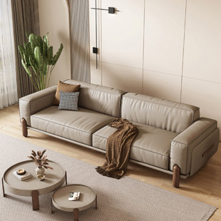 CRAFTS DESIGN TRADE 86.22'' Leather Sofa