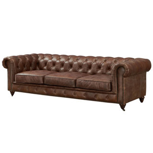 ROSDORF PARK Jarique 95'' Leather Sofa