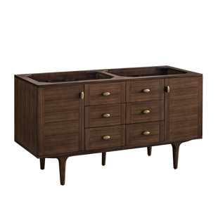 JAMES MARTIN VANITIES Amberly 60" Double Bathroom Vanity Base