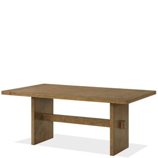 RIVERSIDE FURNITURE Bozeman Extendable Trestle Dining Table