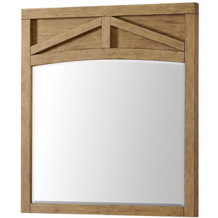 RIVERSIDE FURNITURE Rectangle Wood Dresser Mirror