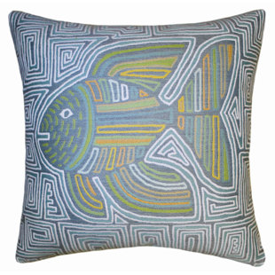 SALLIEDUNCANDESIGNS Sallie Duncan Designs Indoor/Outdoor Throw Pillow