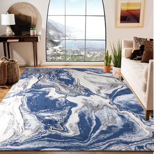 BEACHSIDE HOME DECORE LTD Teppich Osaka in Marineblau