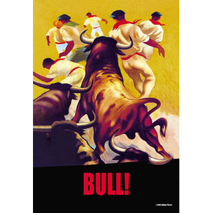 BUYENLARGE 'Bull!' by Wilbur Pierce Vintage Advertisement
