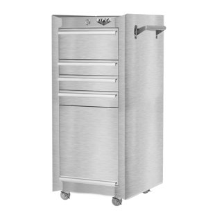 VIPER TOOL STORAGE 16'' W 4 Drawer Bottom Rollaway Chest
