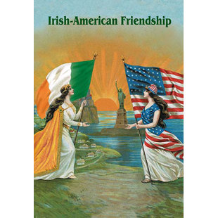 BUYENLARGE Irish American Friendship - Advertisements Print