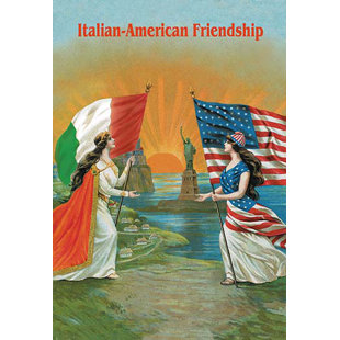 BUYENLARGE " Italian American Friendship "