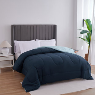 SPIRIT LINEN All Seasons Down Alternative Single Reversible Comforter