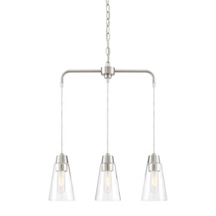 IVY BRONX Irina 3 - Light Satin Platinum Kitchen Island Pendant