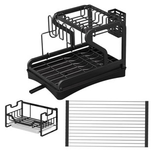 BOLONIE Metal 2 Tier Dish Rack
