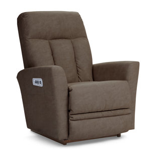 LA-Z-BOY Ezra Power Rocking Recliner with iClean Fabric and Power Headrest and Lumbar