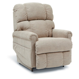 LA-Z-BOY Pinnacle Power Lift Recliner with iClean Fabric and Power Headrest and Lumbar