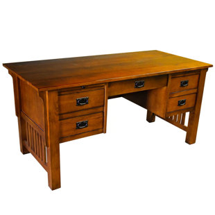 CRAFTERS AND WEAVERS Solid Wood Writing Desk