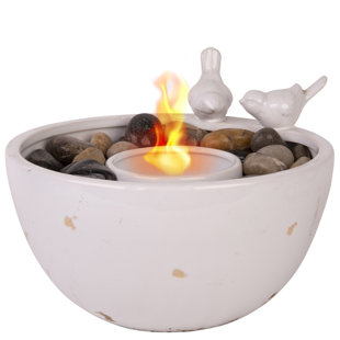 STUDIO 66 Stone Gel Outdoor Tabletop Fireplace