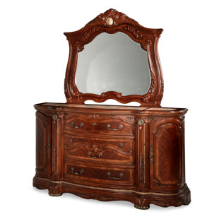 MICHAEL AMINI Cortina Dresser & Mirror Set