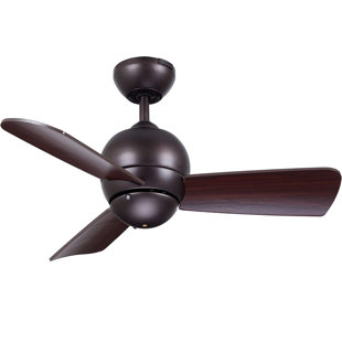 LUMINANCE BRANDS 30" 3 - Blade Propeller Ceiling Fan with Wall Control