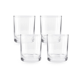 BARVIVO 2oz. Earthenware Drinking Glass Set (Set of 4)