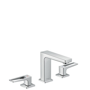 HANSGROHE Metropol Low Flow Water Saving Widespread Bathroom Faucet with Drain Assembly