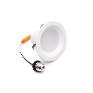 MW LIGHTING 4'' Selectable Color Temperature Dimmable Air-Tight IC Rated LED Retrofit Recessed Lighting Kit