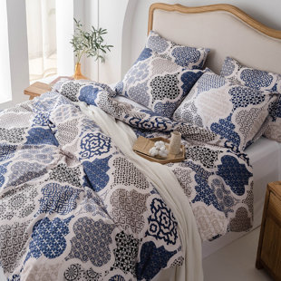 DECOR UR SPACE Trellis Damask Duvet Cover Set