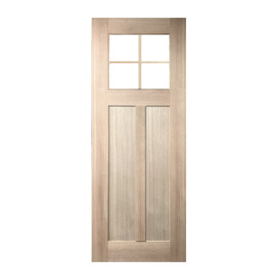 KNOCKETY 36'' x 80'' Glass Fiberglass Front Entry Doors
