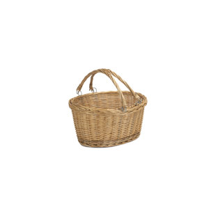 HIGHLAND DUNES Wicker Medium Swing Handle Shopper Basket