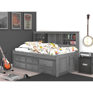 VIV + RAE™ Beckford 6 Drawer Solid Wood Mate-s & Captain's Daybed with Bookcase by Discovery World Furniture