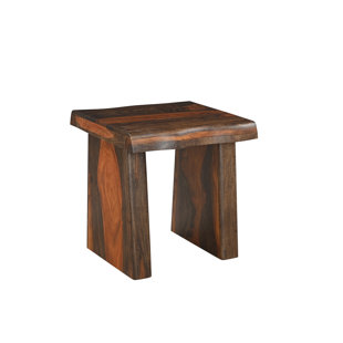 TARAN DESIGNS Larae Solid Wood End Table