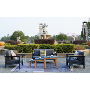 DIRECT WICKER 6 Piece Complete Patio Set with Cushions