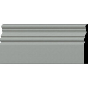 EKENA MILLWORK 4 1/2"H x 1/2"P x 94 1/2"L Kepler Baseboard Moulding