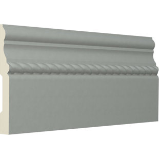 EKENA MILLWORK 4 7/8"H x 5/8"P x 94 1/2"L Oslo Rope Baseboard Moulding