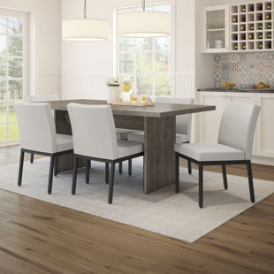 AMISCO 7 Piece Trestle Dining Set