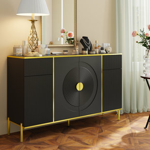 MERCER41 Krisstopher 2 Drawer 56.3" W Dresser