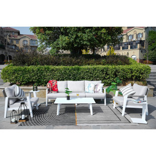 DIRECT WICKER 6 Piece Sofa Seating Group with Cushions