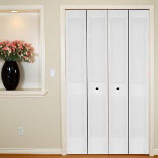 TRIMLITE Primed 2 Panel Ovolo Bi-Fold Door