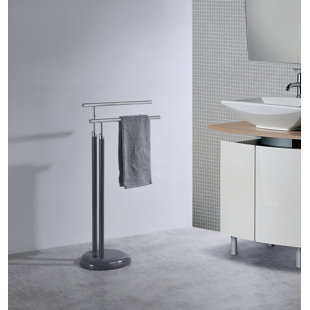 INROOM DESIGNS 2 Freestanding Towel Rack