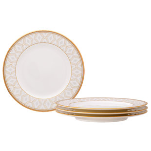 Noritake Noble Pearl Set Of 4 Bread & Butter/Appetizer Plates, 6-1/2" (Set of 4)