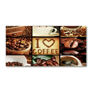OPHELIA & CO. Kaffee-Collage - Kunstdrucke auf Leinwand - Wrapped Canvas