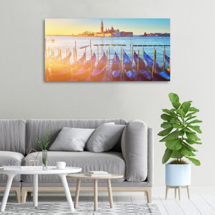 KÜSTENHAUS Venedig - Kunstdrucke auf Leinwand - Wrapped Canvas