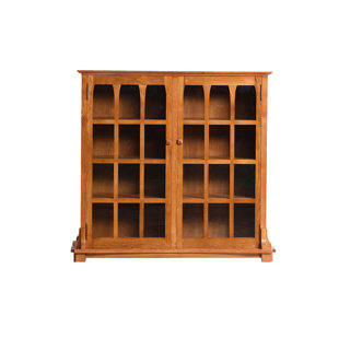 CRAFTERS AND WEAVERS 48" H x 51" W Solid Wood Standard Bookcase