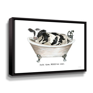 ARTWALL Bath Time Cow " Bath Time Cow "