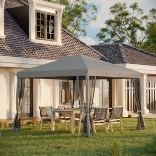 DAKOTA FIELDS Annayeli 3m x 3m Metal Pop-Up Gazebo