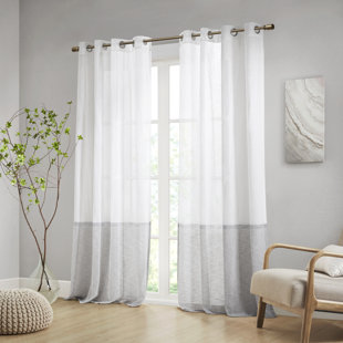 510 DESIGN Romo Dual-colored Semi-Sheer Curtain Panel (Single)