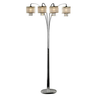 HOMEROOTS HRT Furniture 88'' White LED Tree Floor Lamp