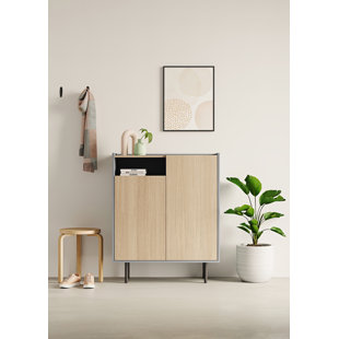 TEMA HOME 9 Pair Shoe Storage Cabinet