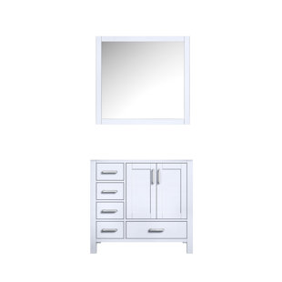 LEXORA Jacques 36" Single Bathroom Vanity Base Only with Mirror