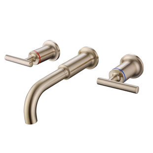 KIKO HOME Wall Mounted Optional 2-handle Bathroom Faucet
